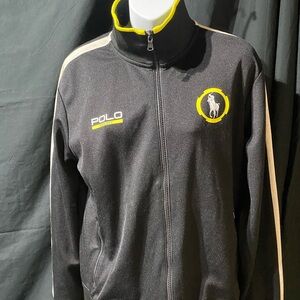 Polo by Ralph Lauren Black Jacket with Yellow Accents